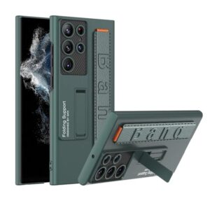 Samsung Galaxy S24 Ultra Green Matt With Premium Band Holder Case