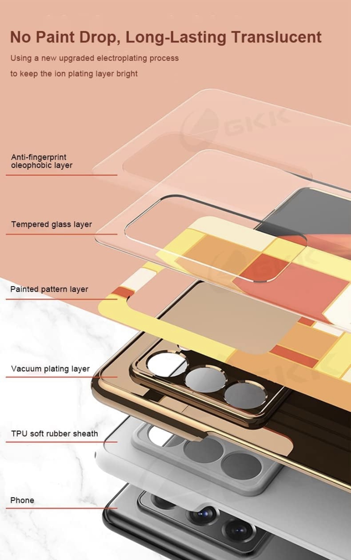 Samsung Galaxy Z Fold 5 With Glossy Black And Gold Lion Design Case - Image 5