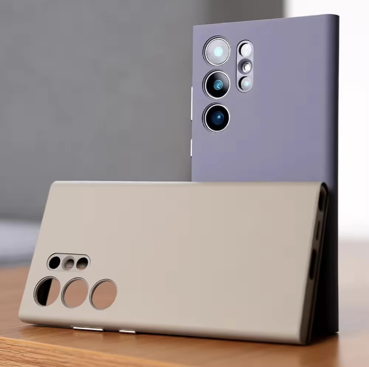 Samsung Galaxy S24 Ultra Titanium Grey Smart View Wallet Case-Protective Leather Cover With Smart Display, Tap Control, Slim Design - Image 2