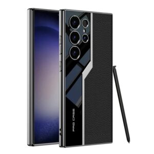 Samsung Galaxy  S23 Ultra  Black  Leather And Glossy Procase Design Case