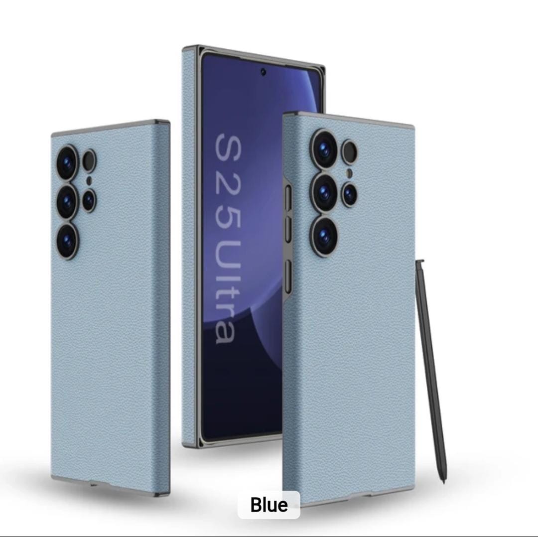 Samsung Galaxy S25 Ultra Sky Blue OG Leather Premium Case